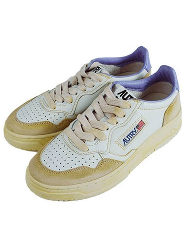 Super Vintage Medalist Low Leather Sneakers AVLW YL04 - AUTRY - BALAAN 1