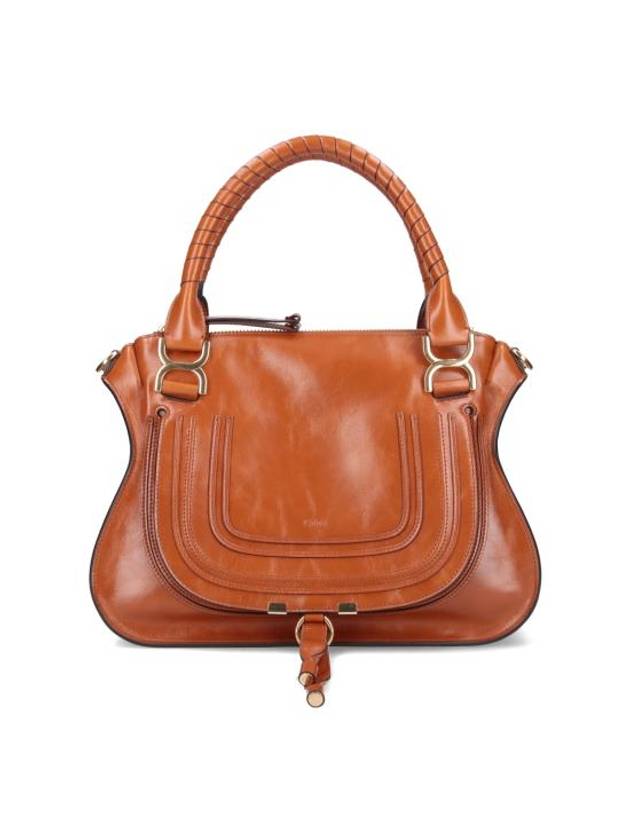 Marcie Shiny Leather Cross Bag Clay Brown - CHLOE - BALAAN 1