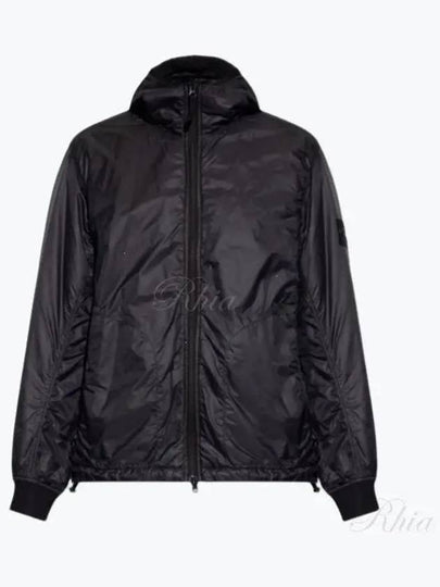 Compass Patch Hooded Jacket Black - STONE ISLAND - BALAAN 2