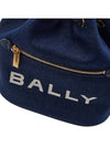 Women s Denim Logo Print Mini Bucket Bag BAR I5G6O - BALLY - BALAAN 6