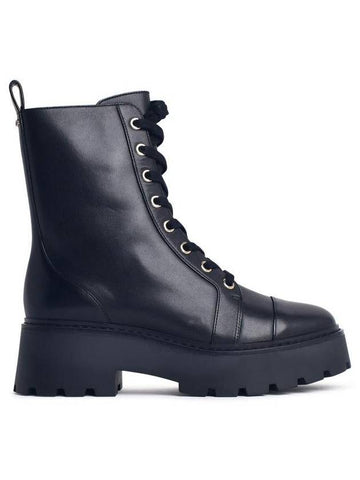 Michael Kors 'Blake' Black Leather Boots - MICHAEL KORS - BALAAN 1