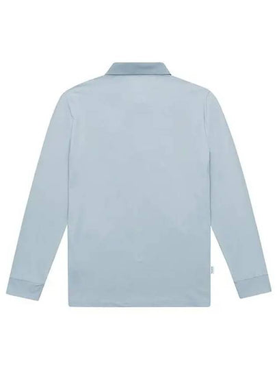 Woven Eri Half Zip Up T-Shirt 9104GZSPSKY BLUE - BLACK&WHITE - BALAAN 2