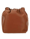 Dumpling Drawstring Calf Leather Mini Bag Brown - JIL SANDER - BALAAN 2