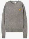 Fruit Patch Knit Top Melange Grey - ACNE STUDIOS - BALAAN 3