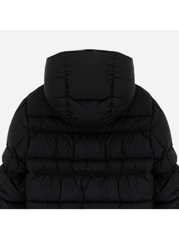 Yser logo short down padded jacket black - MONCLER - BALAAN 4
