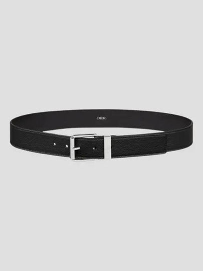 Engraved Loop Leather Belt Black - DIOR - BALAAN 2