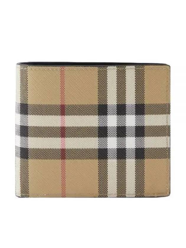 Vintage Check Half Wallet Beige - BURBERRY - BALAAN 2