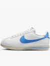 Women's Cortez Low Top Sneakers Blue White - NIKE - BALAAN 3