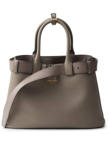 Medium Belted Leather Handbag 1BA434VOBO2CY9 - PRADA - BALAAN 1