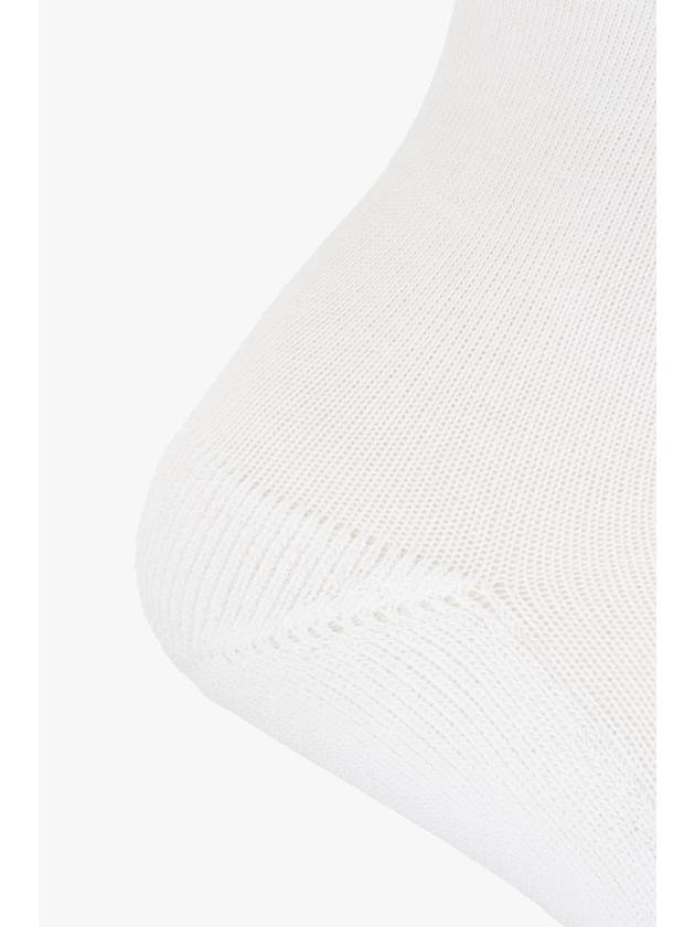 Isabel Marant Long Socks With Logo, Women's, White - ISABEL MARANT - BALAAN 4