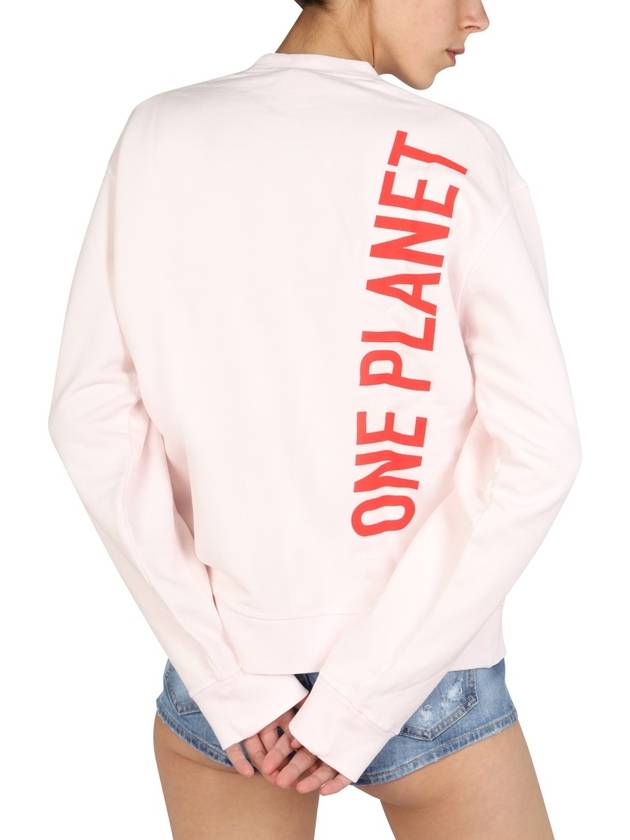 Women's Smiley Cotton Cool Fit Sweatshirt Pink - DSQUARED2 - BALAAN 5