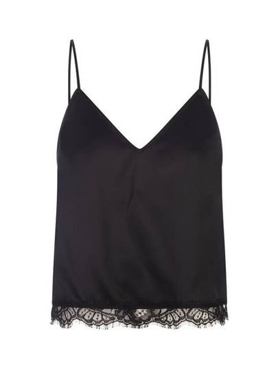 V-Neck Thin Strap Sleeveless Black - ALEXANDER MCQUEEN - BALAAN 2