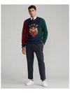 Gold embroidered Crest Fleece fleece sweater - POLO RALPH LAUREN - BALAAN 2