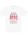 Skull Logo Print Short Sleeve T-Shirt White - ALEXANDER MCQUEEN - BALAAN 3