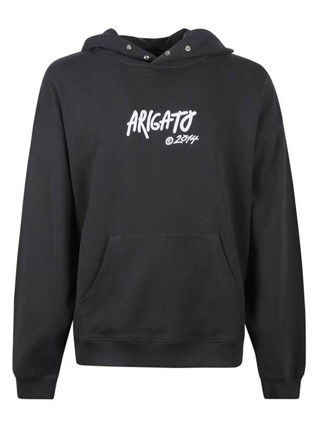 Tag Hoodie A0750006 Fade Black Hooded Sweatshirt - AXEL ARIGATO - BALAAN 6