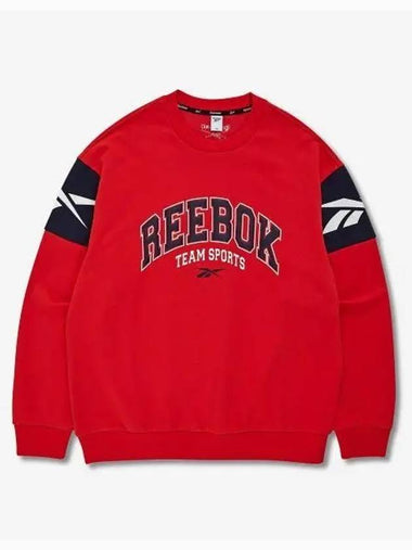 Twin Vector Sweatshirt Red - REEBOK - BALAAN 1