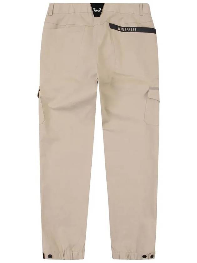 Golf Wear Cotton Stretch Jogger Pants BEIGE - WHITEBALL - BALAAN 5