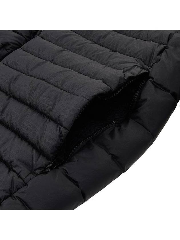 Room Woven Chamber Recycled Nylon Down Padding Hooded Jacket Black - STONE ISLAND - BALAAN 8