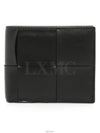 Cassette bi fold wallet 743004 black packet green - BOTTEGA VENETA - BALAAN 1