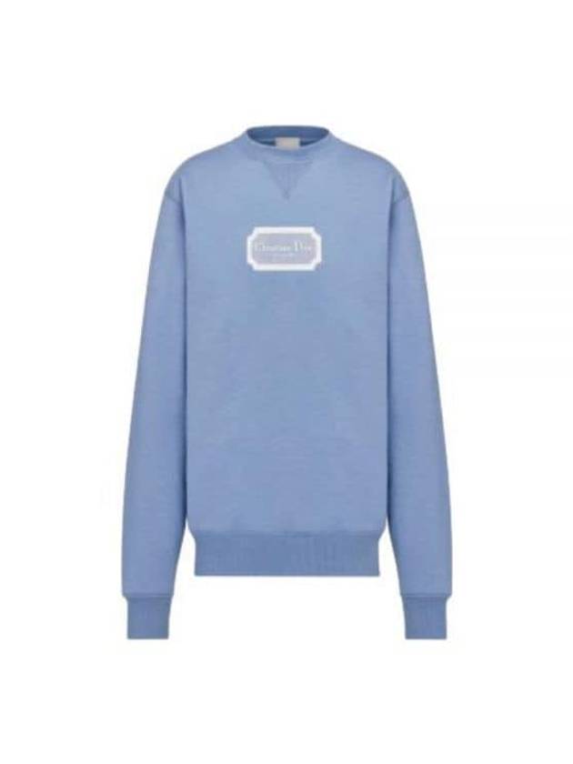 Logo Sweatshirt Blue - DIOR - BALAAN 2