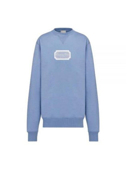 Logo Sweatshirt Blue - DIOR - BALAAN 2