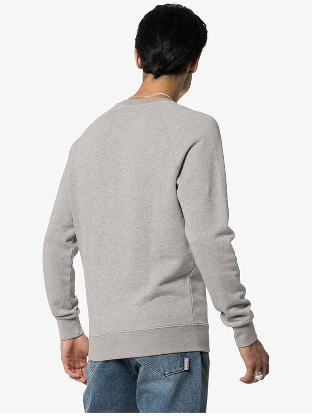 Palais Royal Classic Cotton Sweatshirt Grey Melange - MAISON KITSUNE - BALAAN 5