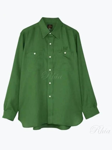 24 Work Shirt Green OT206 - NEEDLES - BALAAN 1