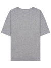 Logo Print Crew Neck Short Sleeve T-Shirt Grey - A.P.C. - BALAAN 3