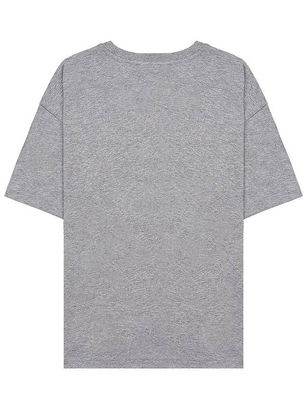 Logo Print Crew Neck Short Sleeve T-Shirt Grey - A.P.C. - BALAAN 3