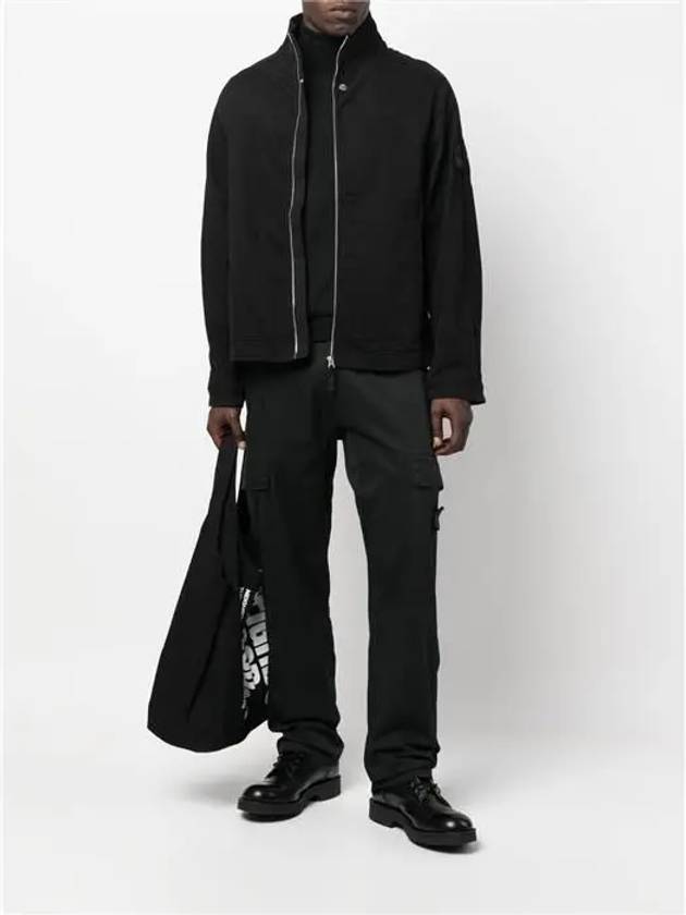 Wappen Shadow Project Zip-Up Jacket Black - STONE ISLAND - BALAAN 3