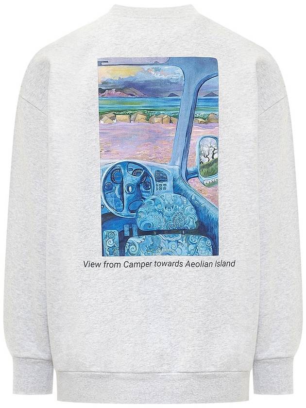 Embroidery Anchor Back Print Sweatshirt Light Grey - JW ANDERSON - BALAAN 3