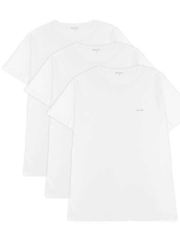 Logo 3 Pack Short Sleeve T-Shirt White - PAUL SMITH - BALAAN 1