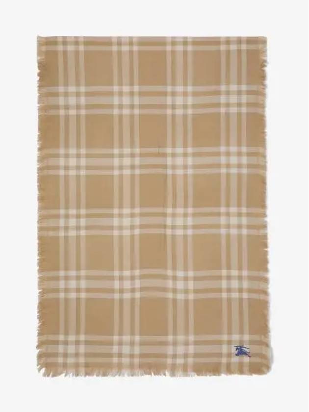 Reversible Check Pattern Scarf Camel - BURBERRY - BALAAN 2