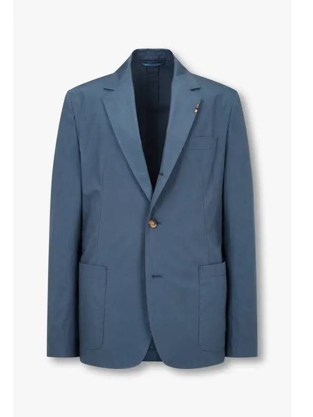 Cotton no cheat single jacket blue - PAUL SMITH - BALAAN 1