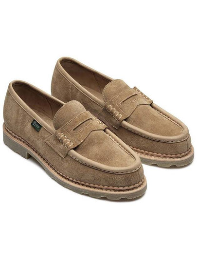 Suede Loafers Sand - PARABOOT - BALAAN 2