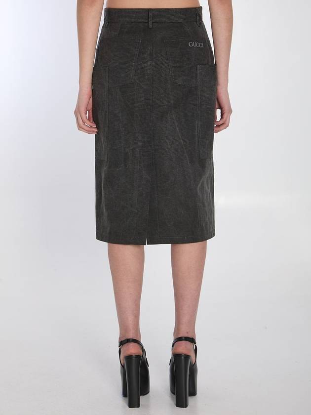 Midi Skirt - GUCCI - BALAAN 4