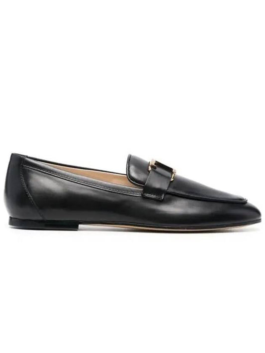 Tods T Timeless Leather Loafers Black - TOD'S - BALAAN 2