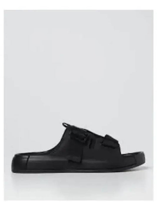 Shadow Strap Slippers Black - STONE ISLAND - BALAAN 2