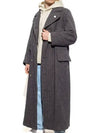 Men's Multi-Pocket Wool Double Coat Grey - MAISON MARGIELA - BALAAN 3