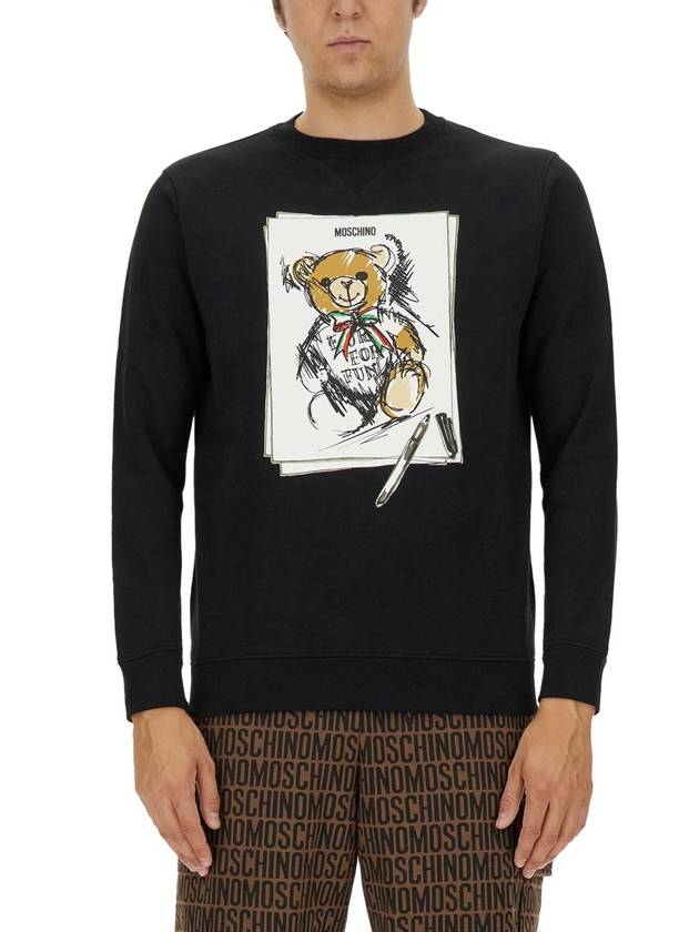 TEDDY SWEATSHIRT - MOSCHINO - BALAAN 4