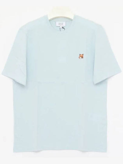 Fox Head Patch Classic Short Sleeve T-Shirt Clear Blue - MAISON KITSUNE - BALAAN 2