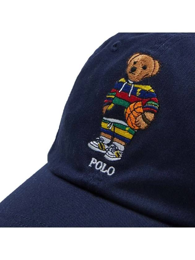 Embroidered Bear Ball Cap Navy - POLO RALPH LAUREN - BALAAN 5