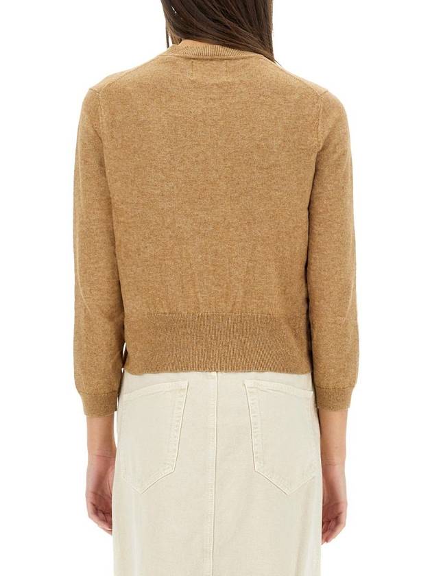 Newton Cotton Cardigan Beige - ISABEL MARANT ETOILE - BALAAN 4