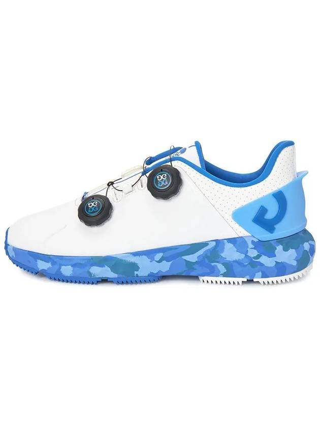 Men's G Drive Perforated TPU Camo Spikeless White Blue - G/FORE - BALAAN 2