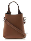 Micro Leather Mini Tote Bag Brown - TOD'S - BALAAN 4