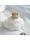 CC Logo Gold Crystal Ring Ring ABB949 - CHANEL - BALAAN 3