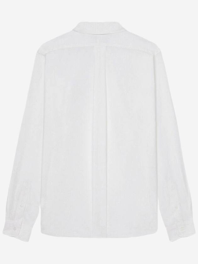 Boke Flower Casual Long Sleeve Shirt White - KENZO - BALAAN 3