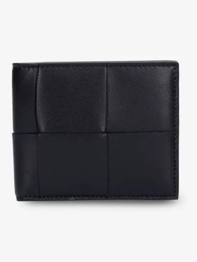 Intrecciato Cassette Half Wallet Black - BOTTEGA VENETA - BALAAN 2