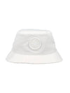 Logo Patch Bucket Hat White - STONE ISLAND - BALAAN 1