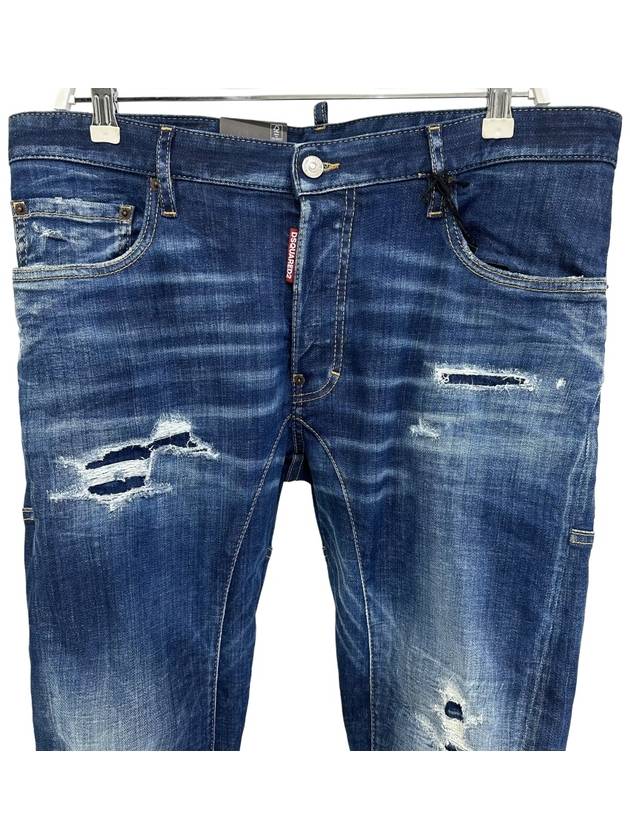 Tidy Biker Jeans Blue - DSQUARED2 - BALAAN 4